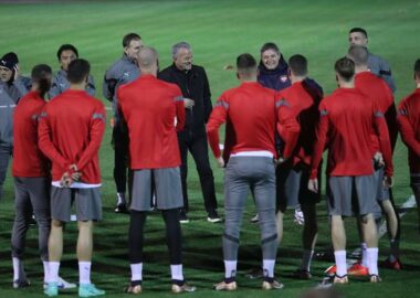 QATAR 2022 | THE NATIONAL TEAM HAD THE TRAINING SESSION BEFORE THE DEPARTURE TO BAHRAIN, BJEKOVIĆ AND ŠURBATOVIĆ GREETED THE TECHNICAL STAFF AND PLAYERS