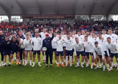 EURO 2024 | AUGSBURG IN THE COLOURS OF SERBIA, GREAT ATMOSPHERE AT THE FIRST TRAINING SESSION OF THE EAGLES